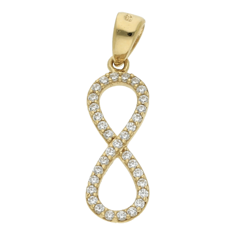 Anhänger Unendlichkeit Infinity 585 Gold