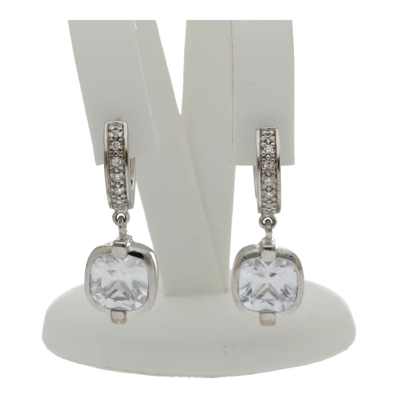 Zirkonia Creolen 925 Silber