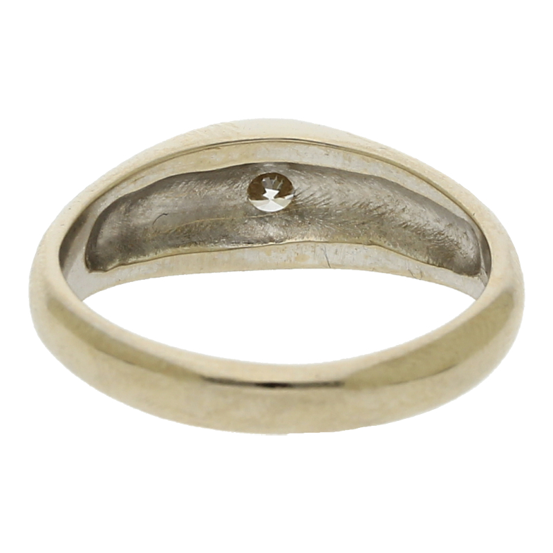 Solitär Brillant Ring 750/ 18 K Gold