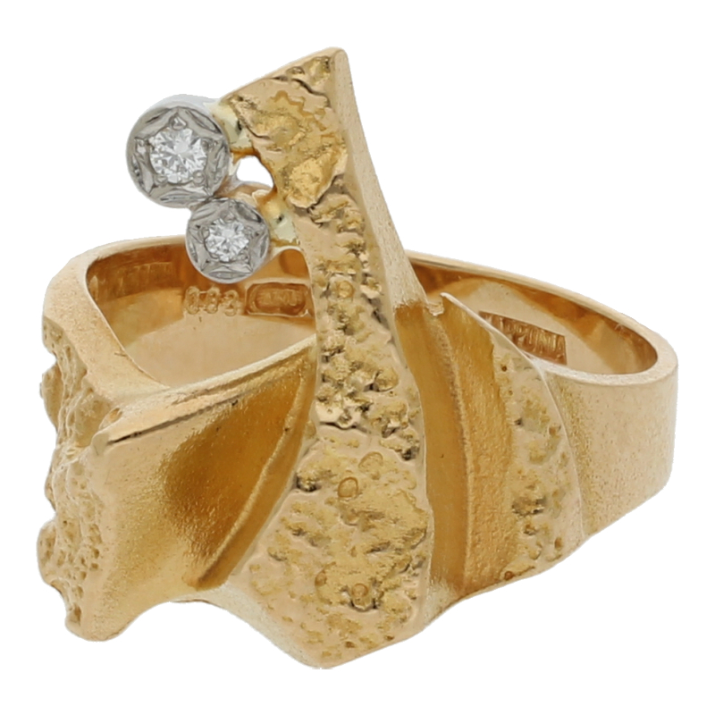 Lapponia Ring mit Brillanten 750/ 18 K Gold