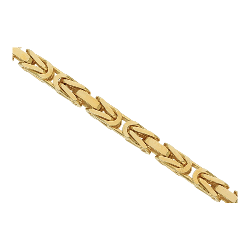 Königskette 46 cm Länge 585/ 14 K Gold