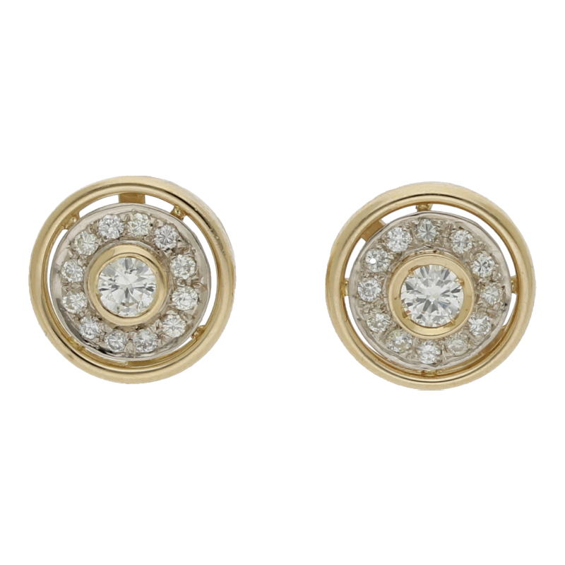 Brillant Ohrstecker 585/ 14 K Gold