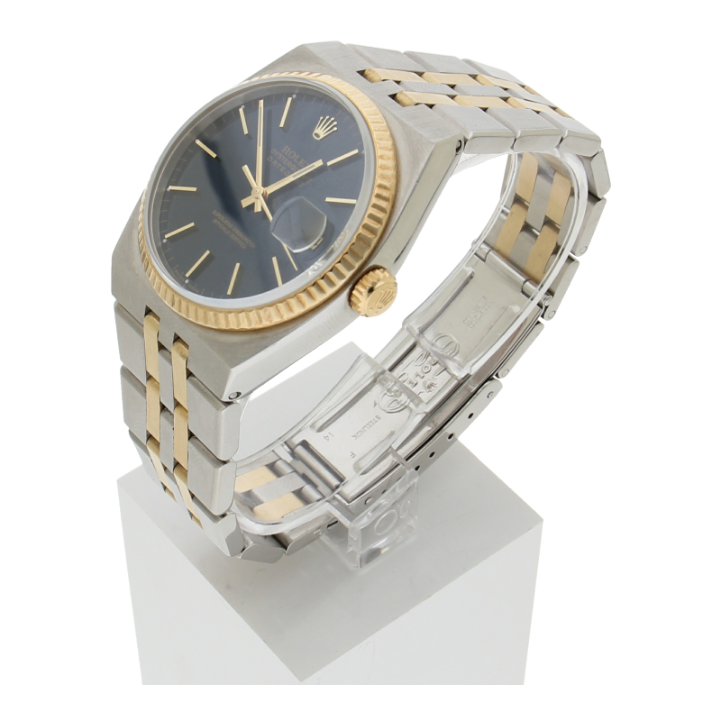 Rolex Datejust Oysterquartz 17013 Stahl/Gold Blaues Zifferblatt | Jahr 1983 | Full Set mit Papieren & Servicekarte