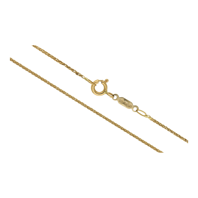 Zopfkette 50 cm Länge 750/ 18 K Gold