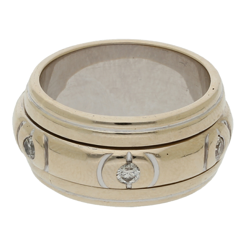 Diamantring 585/14 K Weißgold 6 Brillanten ca.  0,42ct.  (H) Weiß (Si) Kleine Einschlüsse
