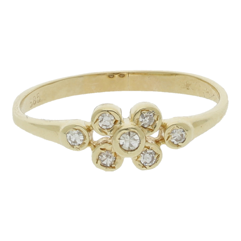 Dimant Ring 585/ 14 K Gold
