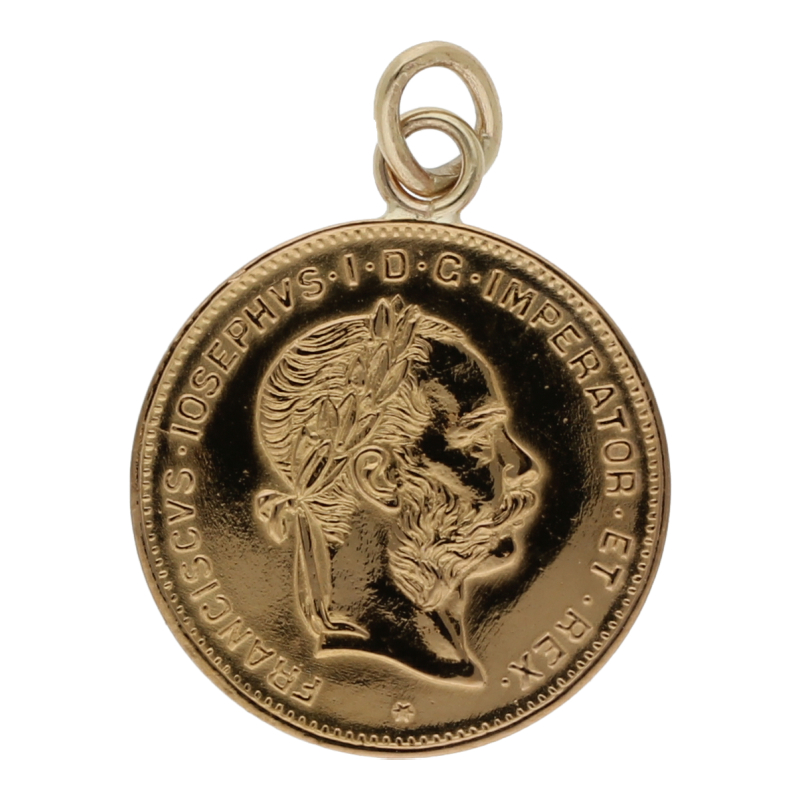 Münzanhänger 4 Florin 900/ Gold