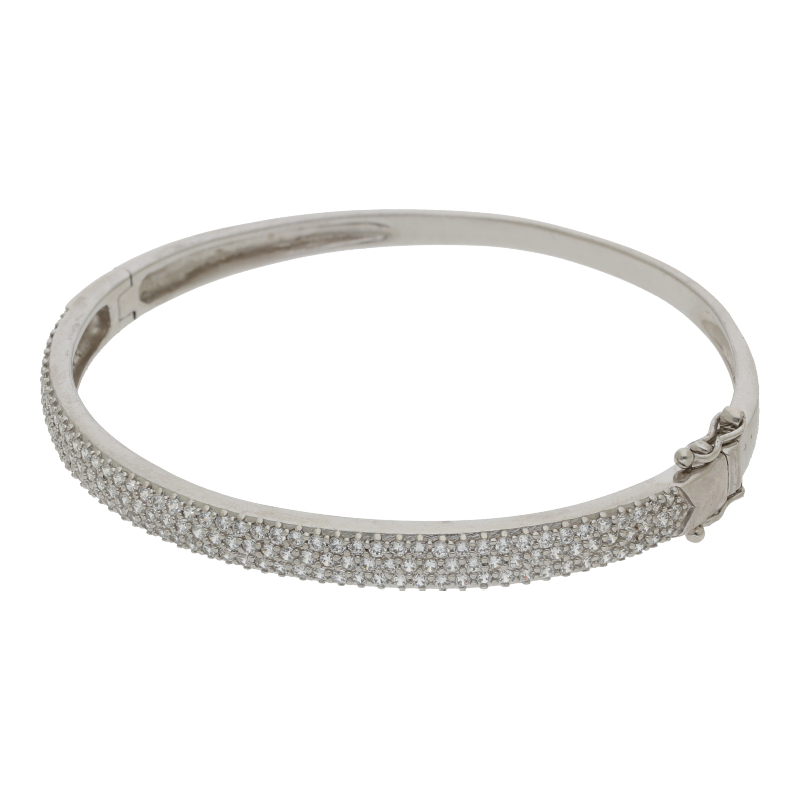 Armreif 925/ Silber rhodiniert