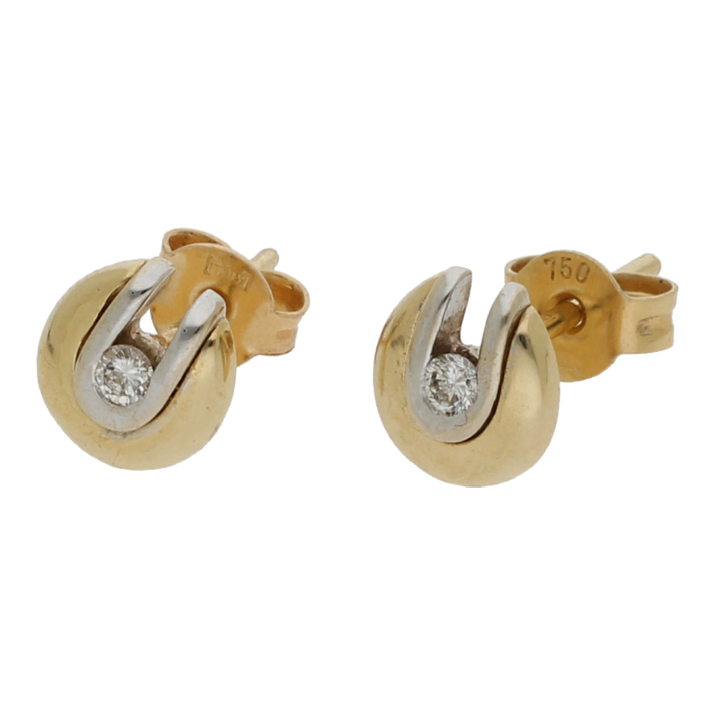 Brillant Ohrstecker 750/ 18 K Gold