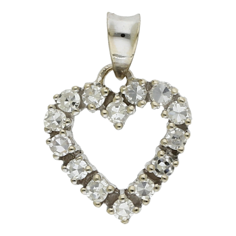 Diamant Herz 585/ 14 K Gold