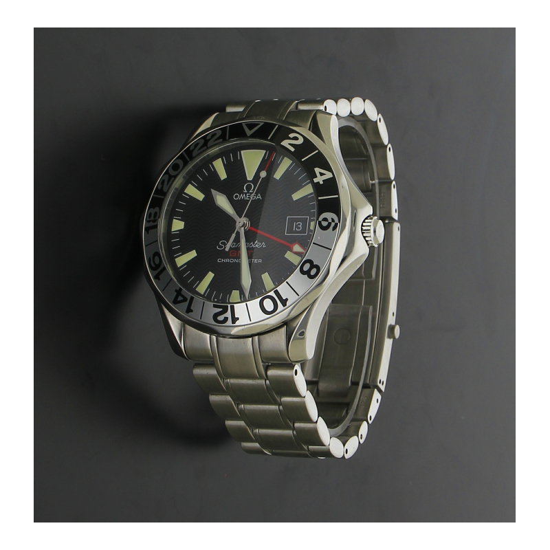 Omega Seamaster 300M GMT 2234.50.00 Stahl Black Dial Full Set 2003 Automatik