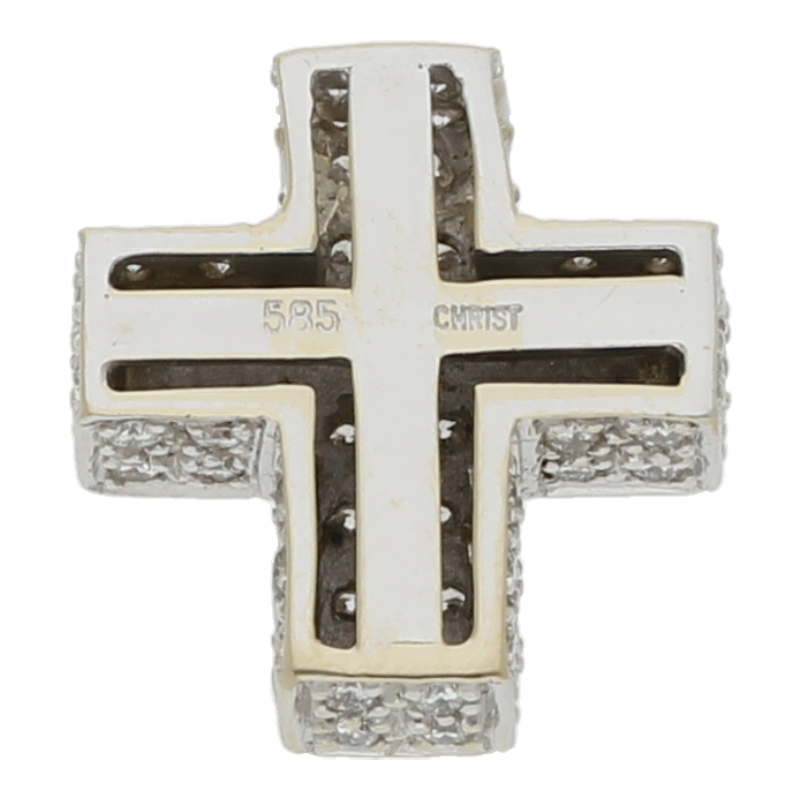 Brillant Kreuz 585/ 14 K Gold