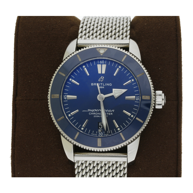 Breitling Superocean Heritage II B20 AB2030 Edelstahl 44mm Blau 2021 Full Set COSC