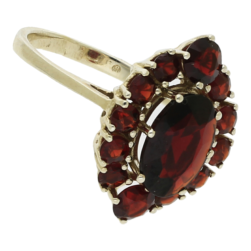 Granat Ring 333/ 8 K Gold