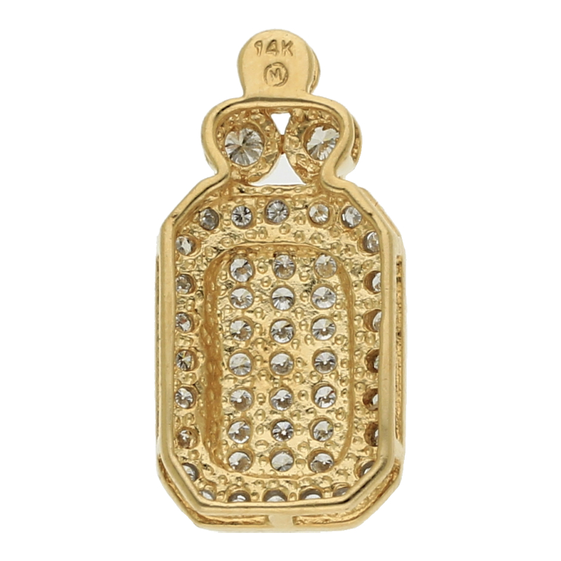 Diamantanhänger 585/14 K Gelbgold Brillant ca. 0,75ct.  (H) Weiß (Si) Kleine Einschlüsse