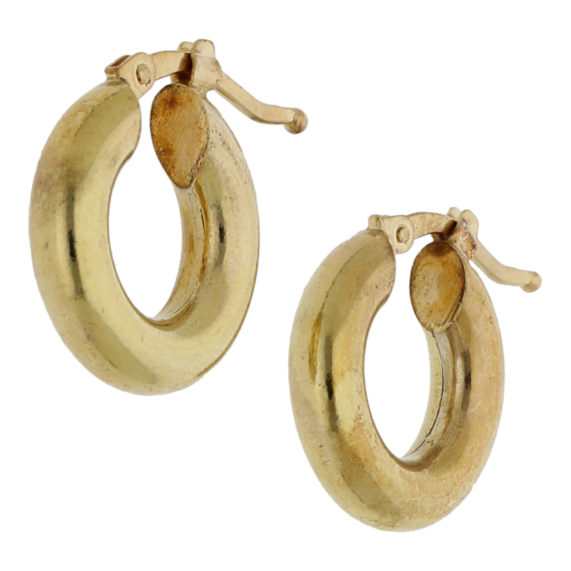 Creolen 16 x 2 mm/ 18K /750 Gelbgold