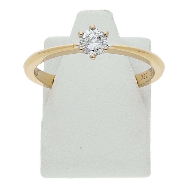 Brillant Solitär Ring 0,23 ct Wert ca. 1250,00
