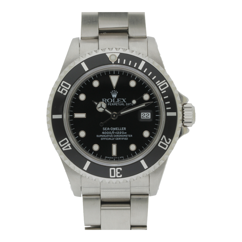 Rolex Sea-Dweller 4000 16600 Stahl Automatik 40mm U-Serie 1998 Taucheruhr