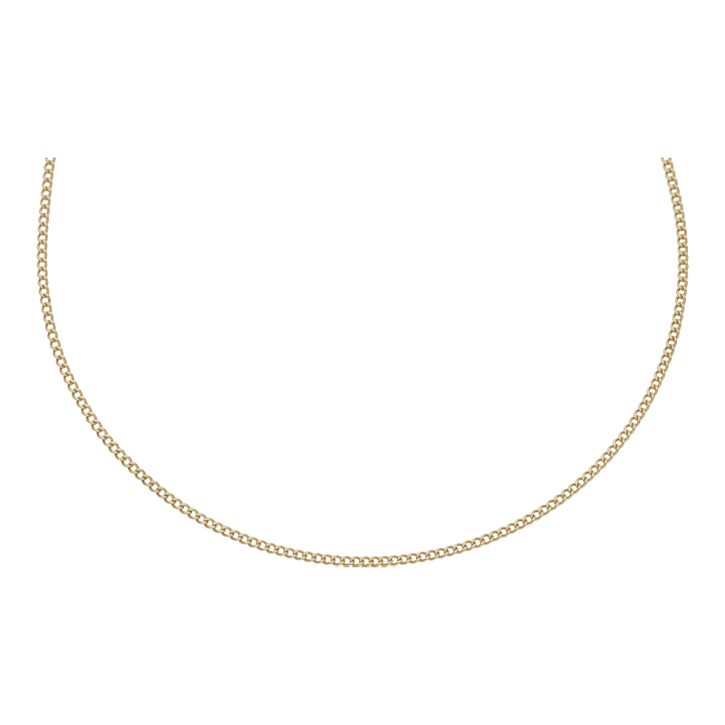 Panzer Kette 42 cm Länge 585/ 14 K Gold