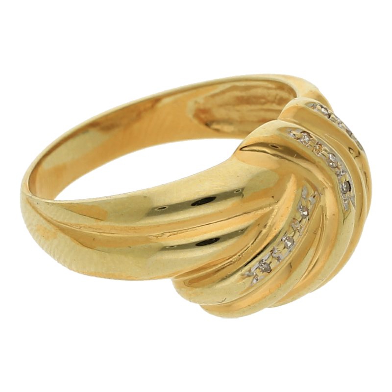 Diamant Ring 333/ 8 K Gold
