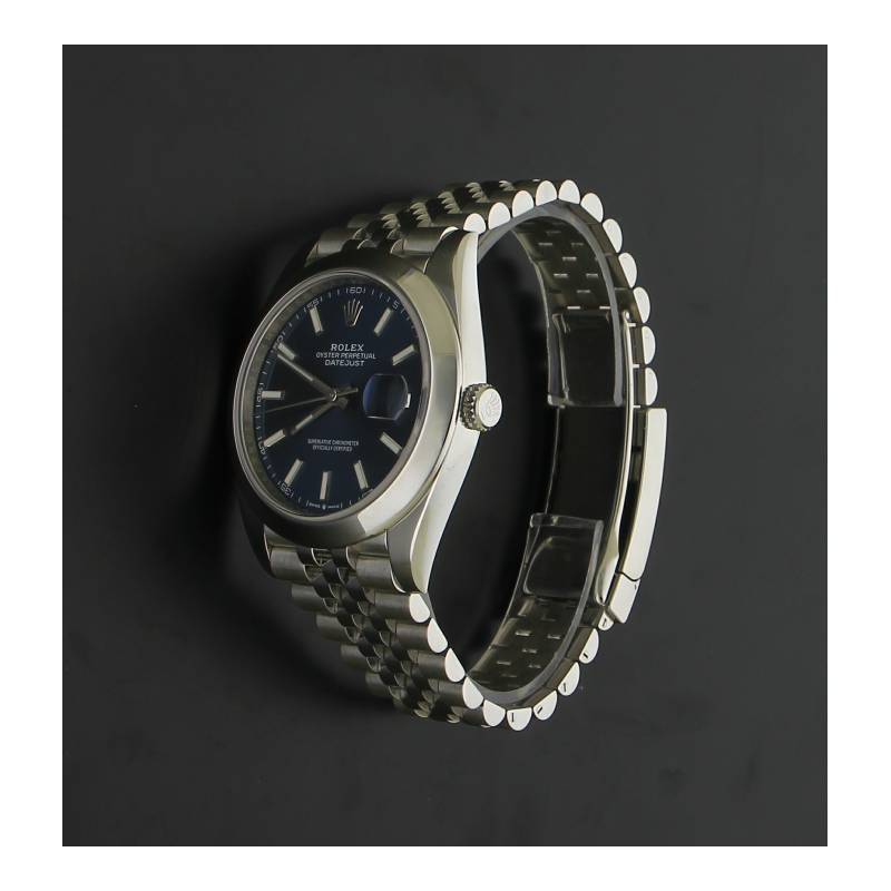 Rolex Datejust 41 M126300 Blau Jubilee Oystersteel Automatik Box Papiere 2022