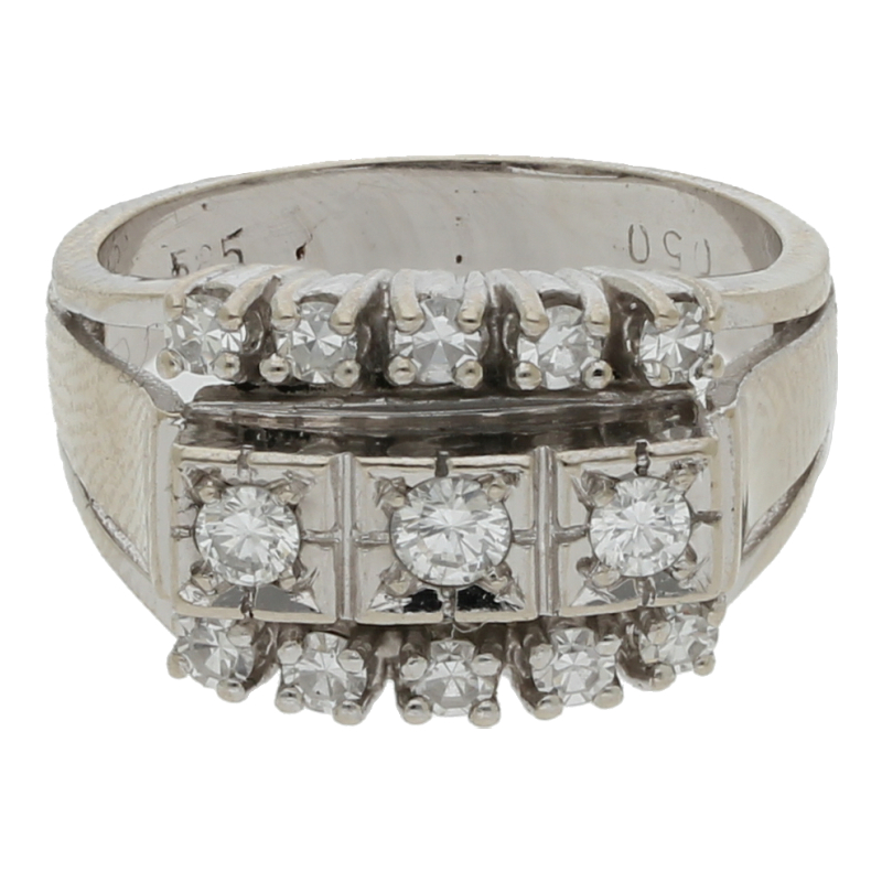 Brillant Diamant Ring 585/ 14 K Gold