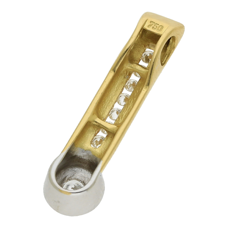 Brillant Anhänger 585/ 14 K Gold