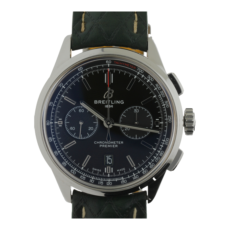 Breitling Premier B01 Bentley 42 Grün Chronograph Box & Papiere 2021 Garantie