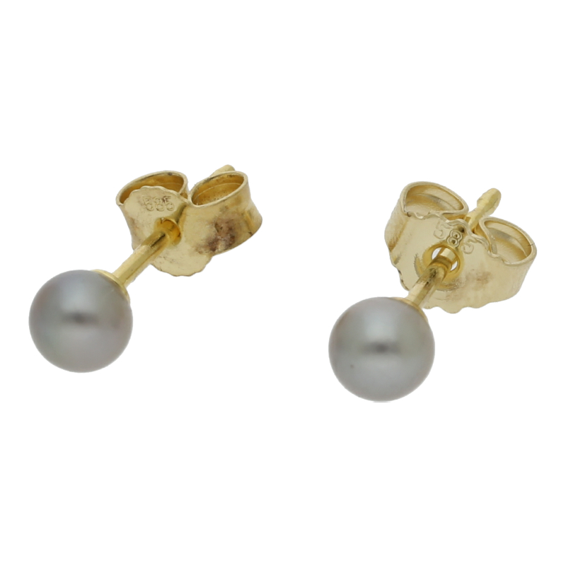 Zuchtperlen Ohrstecker 585/ 14 K Gold