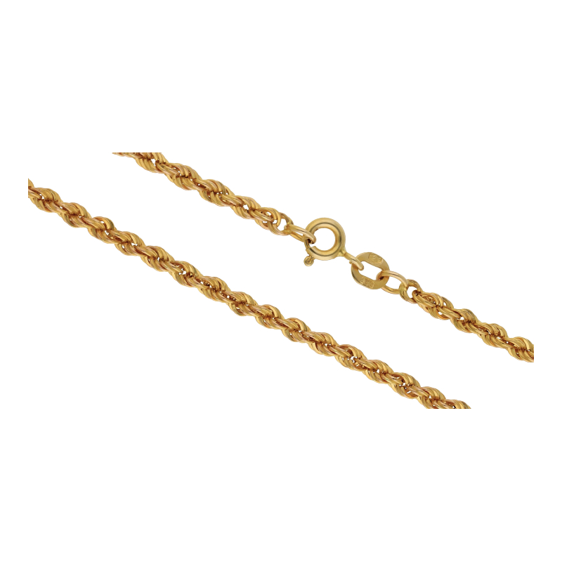 Kordelkette 55 cm Länge 585/ 14 K Gold