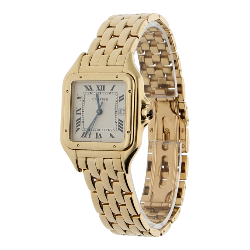 Cartier Panthère 106000M 18K Gelbgold Quarz 28mm Damen Vintage Box & Papiere