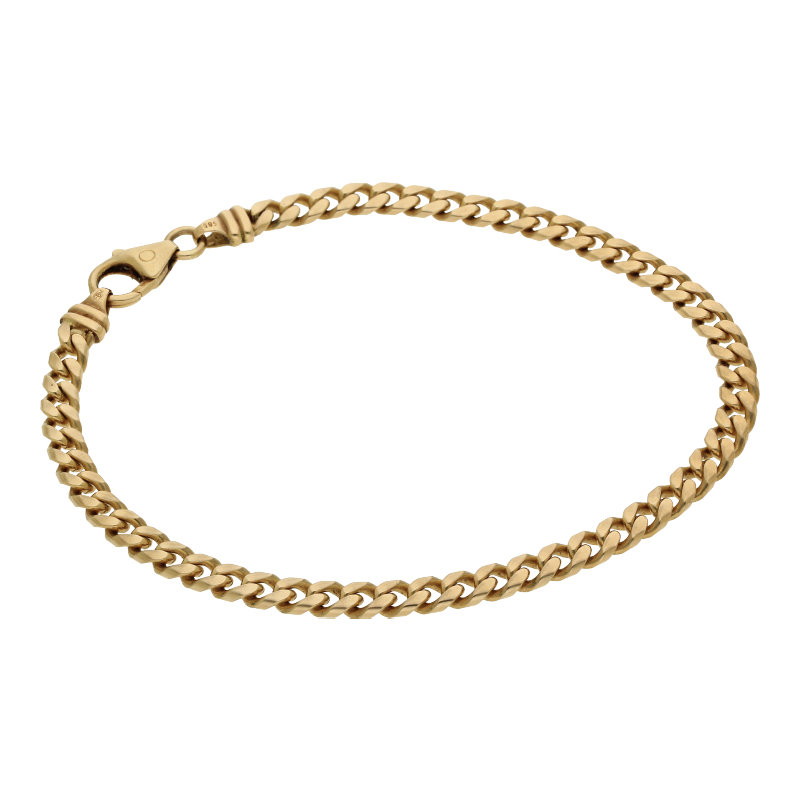 Panzerarmband 21 cm Länge 585/ 14 K Gold