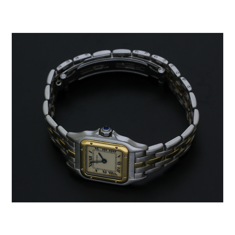 Cartier Panthère 166921 Stahl Gold Quarz Revision 09/2026