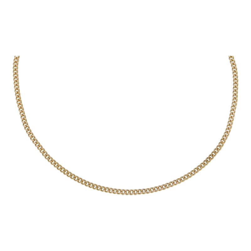 Panzer Kette 51 cm Länge 333/ 8 K Gold