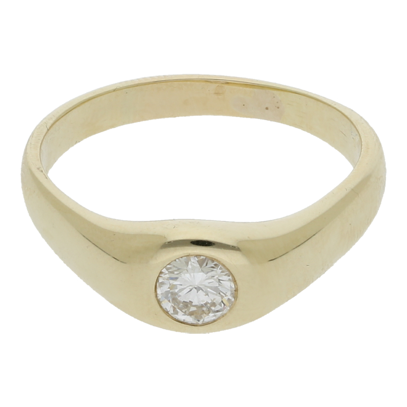 Herren Solitärring Größe 70