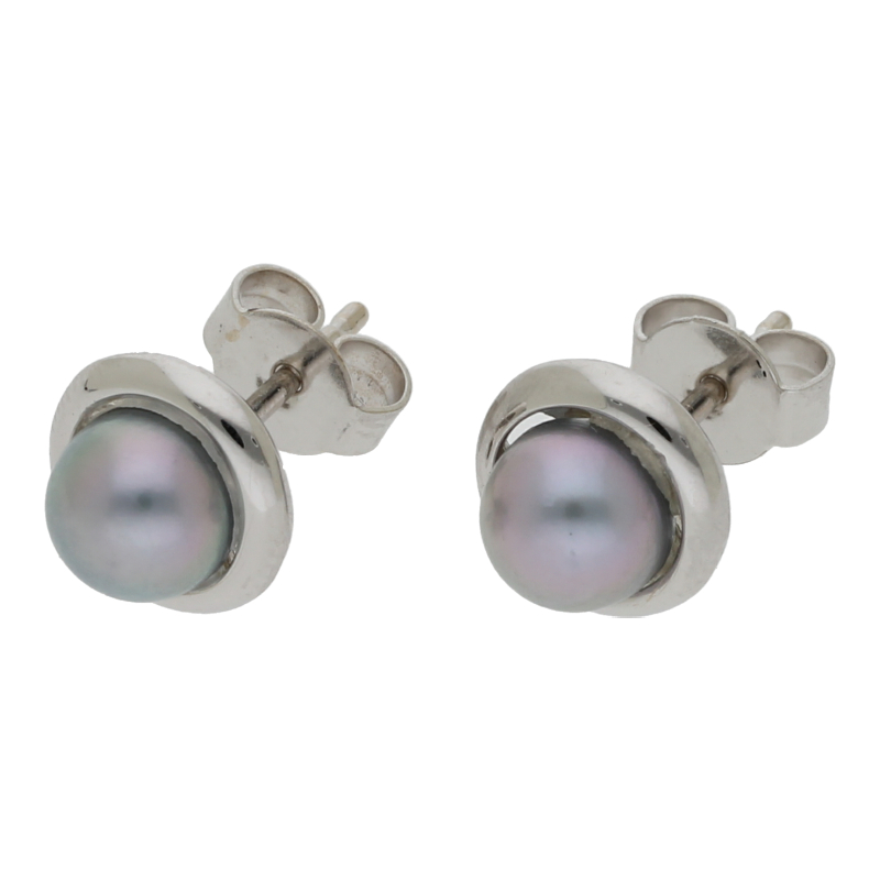 Zuchtperle Ohrstecker 585/ 14 K Gold