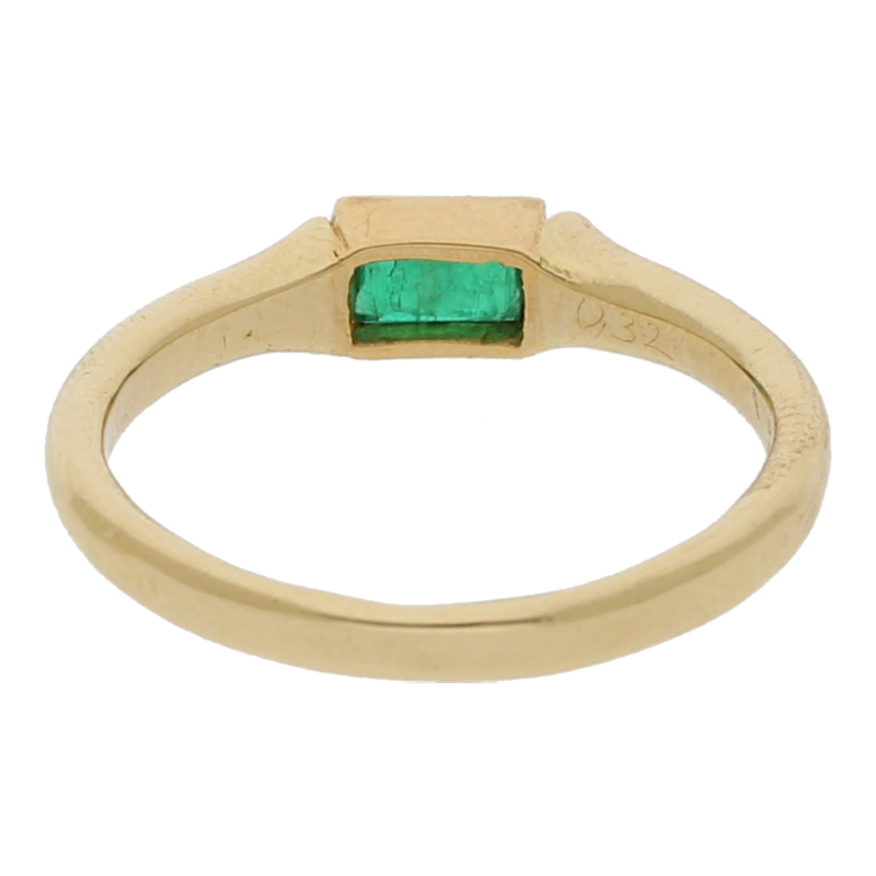 Smaragd Ring 750/ 18 K Gold
