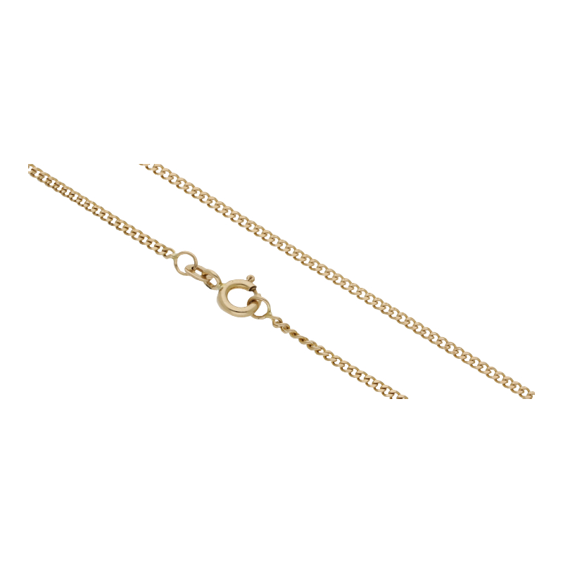 Panzer Kette 45 cm Länge 585/ 14 K Gold