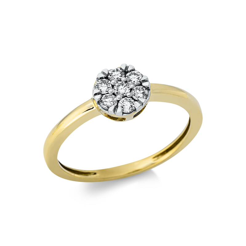 Brillant Ring 0,25 ct 750/ 18 K Gold