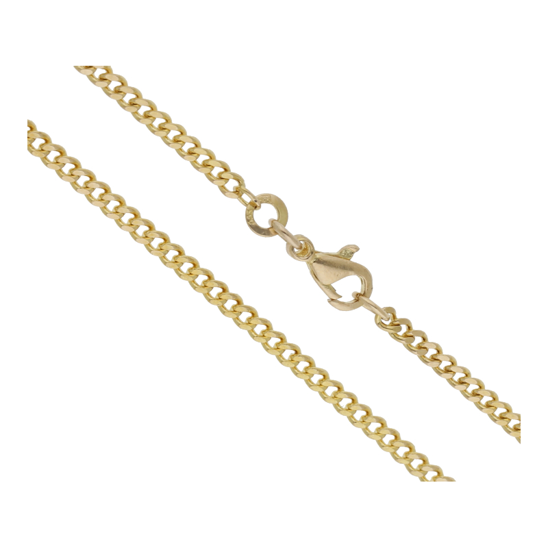 Panzer Kette 52 cm Länge 333/ 8 K Gold