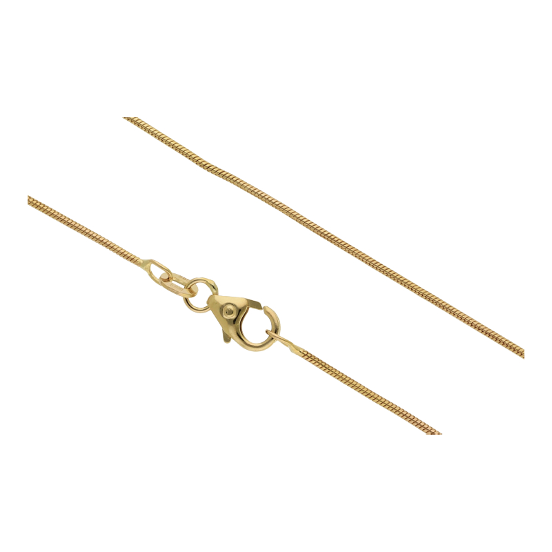 Halskette 585/14 K Gelbgold Schlangenkette Länge 45 cm
