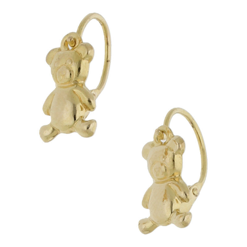 Bären Kinder Ohrhänger 333/ 8 K Gold
