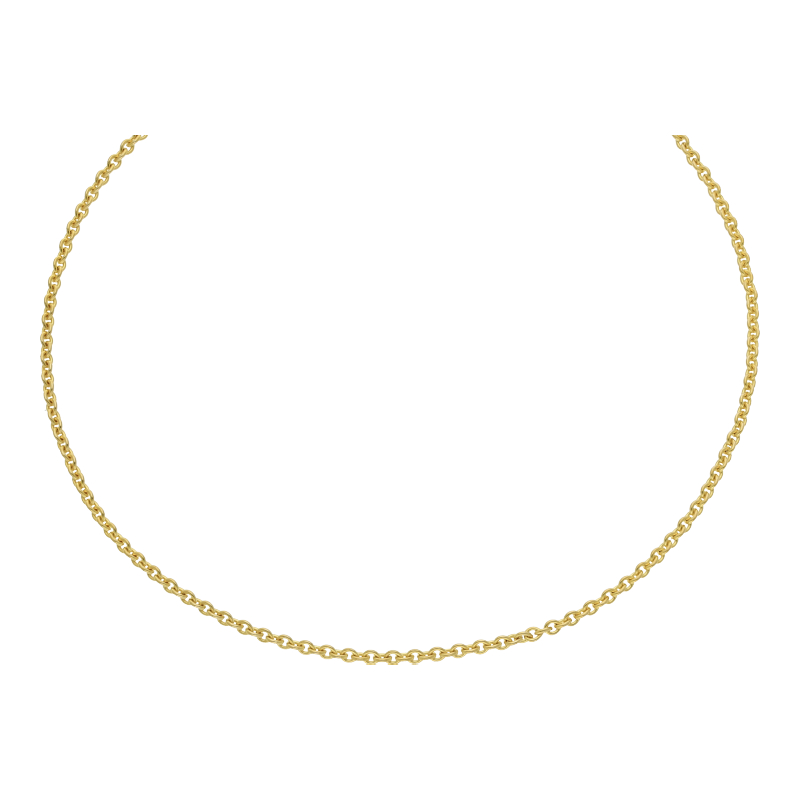 Halskette 585/14 K Gelbgold Ankerkette Breite 1,0 mm Länge 50 cm