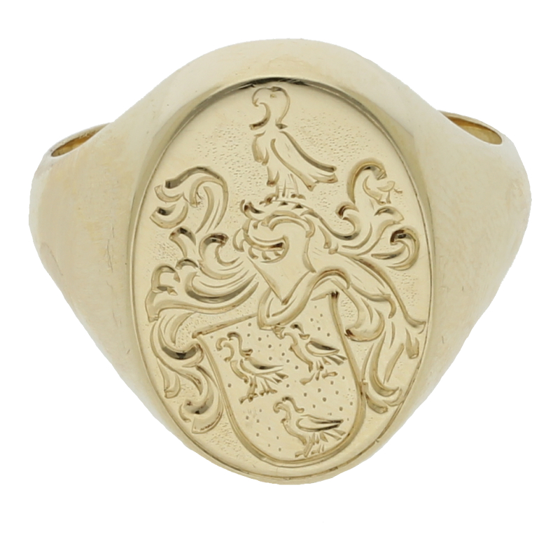 Siegelring 585/ 14 K Gold