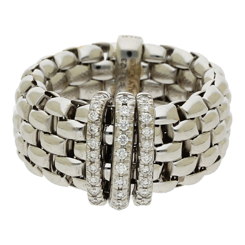 Fope Flex`it mit Brillant Ring 750/ 18 K Weißgold