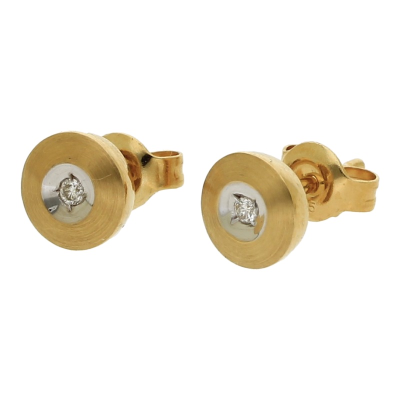 Brillant Ohrstecker 585/ 14 K Gold