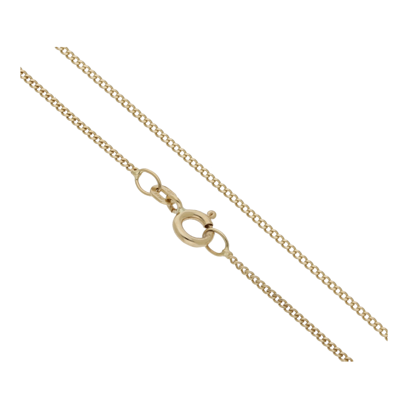 Panzer Kette 42 cm Länge 585/ 14 K Gold