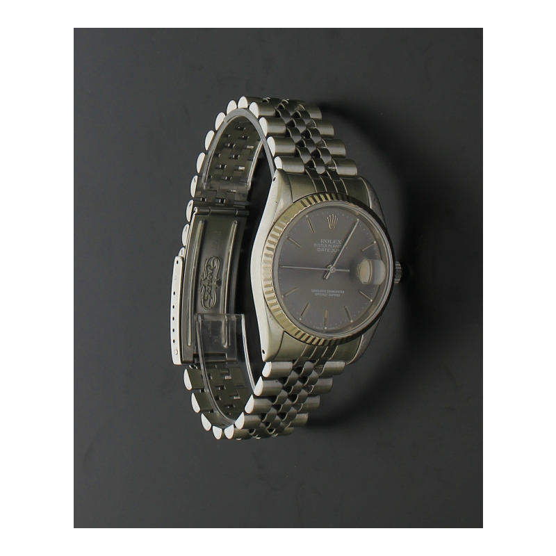 Rolex Datejust 36 16234 Stahl Weißgold 1989 Jubilé-Band reguliert