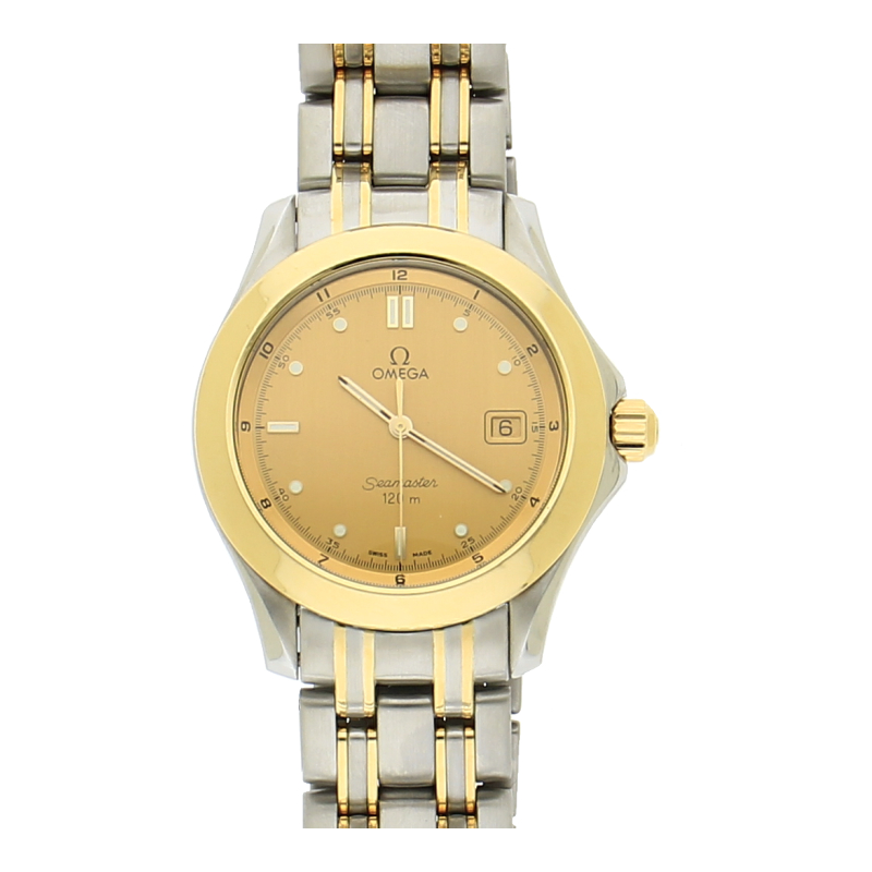 Omega Seamaster 120 Ref. 2311.10.00 Stahl/Gold Quarz 1994 Revision 2026 Top Zustand Full Set