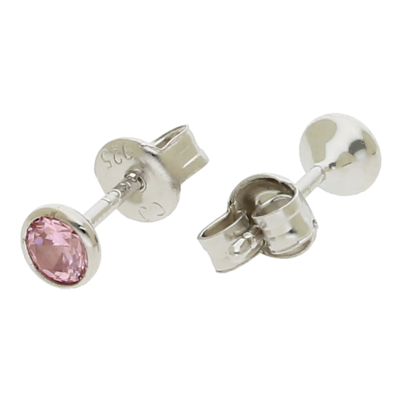 Ohrstecker 925/ Silber rhodiniert